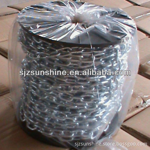 ordinary mild low carbon steel medium link chain manufacturer